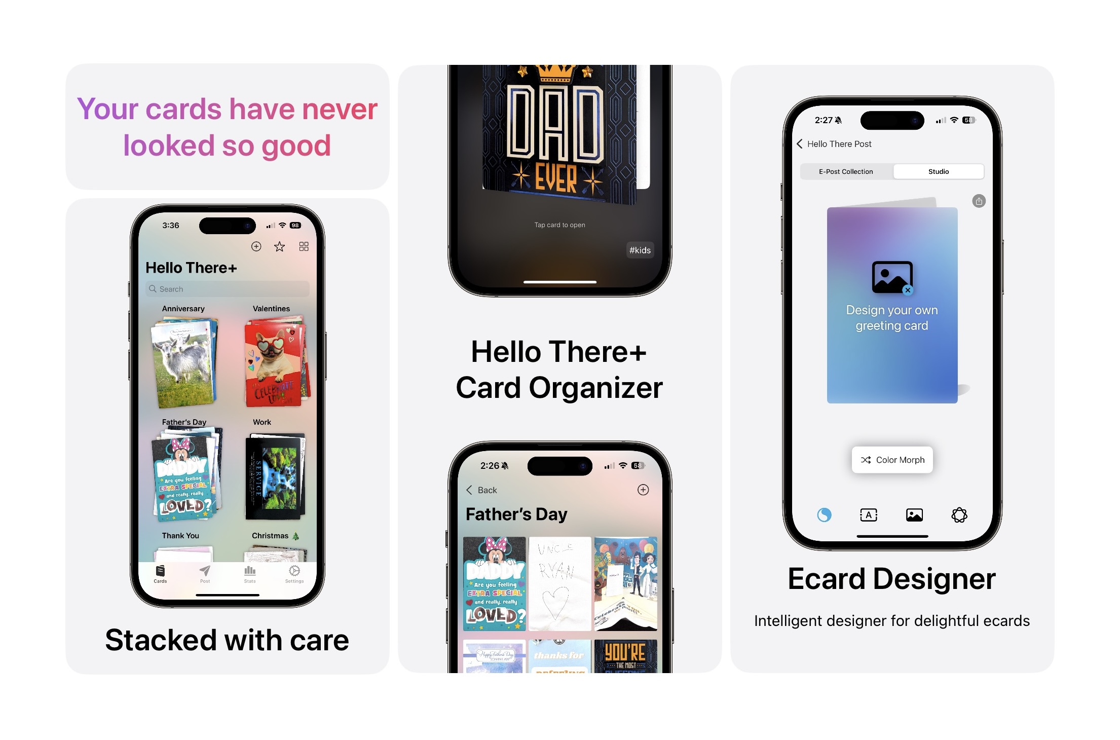 Your cards have never looked so good